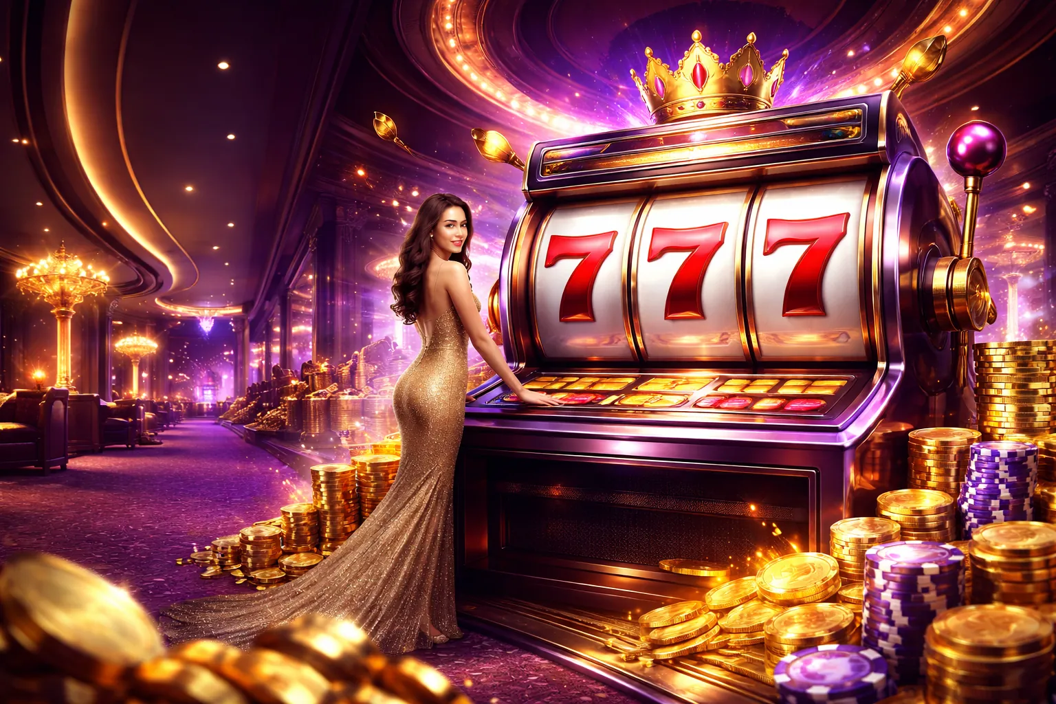 Hình ảnh chính trò chơi Nổ Hũ 36win với biểu tượng jackpot và sự phấn khích